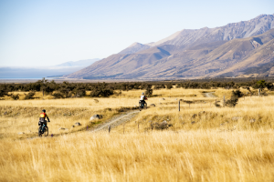 Alps to Ocean biking on trail