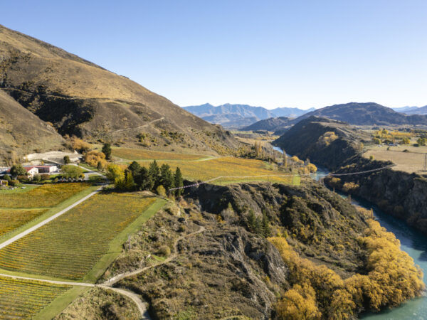 The Gibbston Valley trail leads into the new Kawarau Gorge cycling trail.